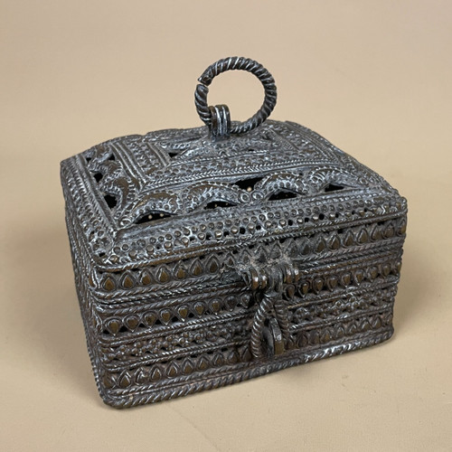 Antique indian silver metal - antique,