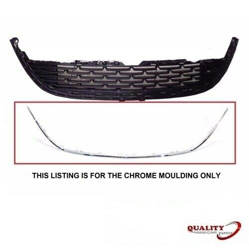 Front bumper grille - grille, chrome