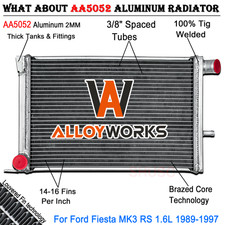 2 Row Aluminum Radiator Fit