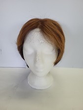 Short Copper Ginger Layered Bob Wig With Fringe - Hair Loss Alopecia REF W97
