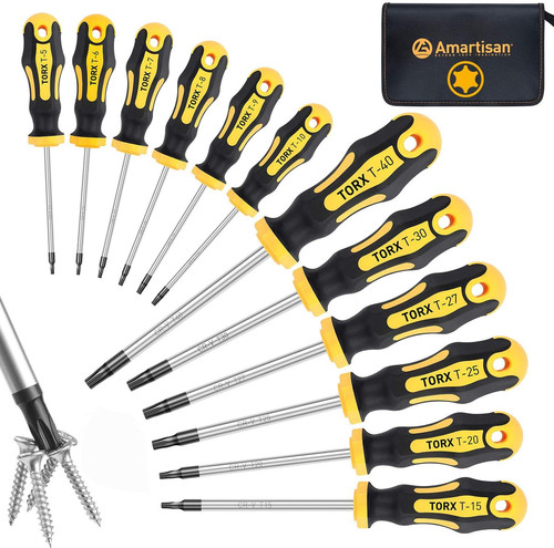 Magnetic torx screwdrivers set - torx,