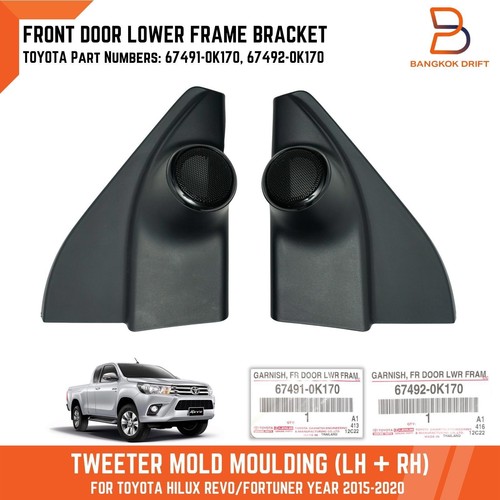 Black tweeter mould frame - tweeter,