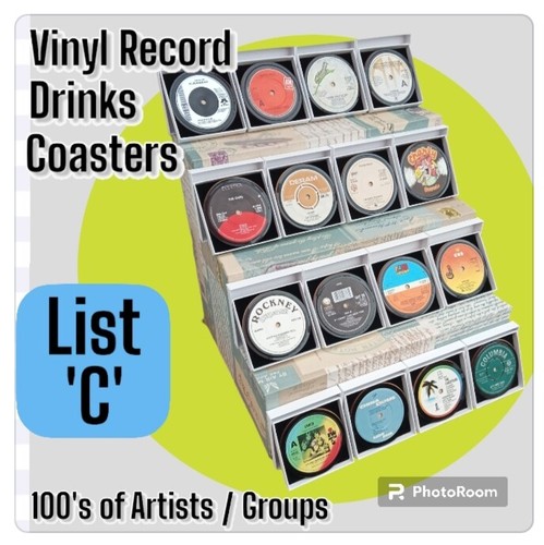 Drinks coasters upcycled - drinks,