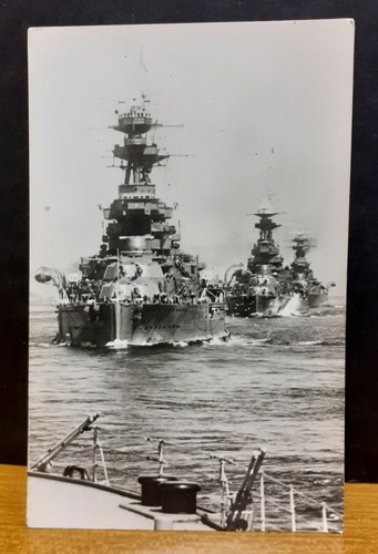 Old real photo military navy - photo,