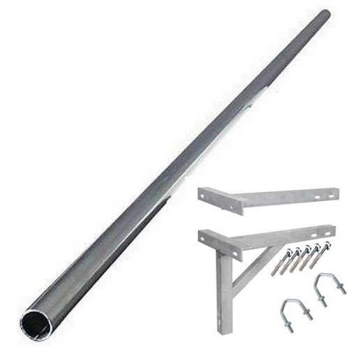 Foot 5 steel mast - 1.5",
