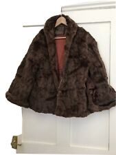 Vintage Genuine Fur Coat  Red