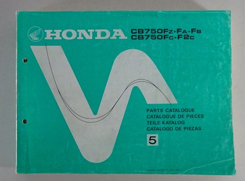 Parts catalog honda - f, +