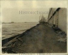 1974 Press Photo Damage is