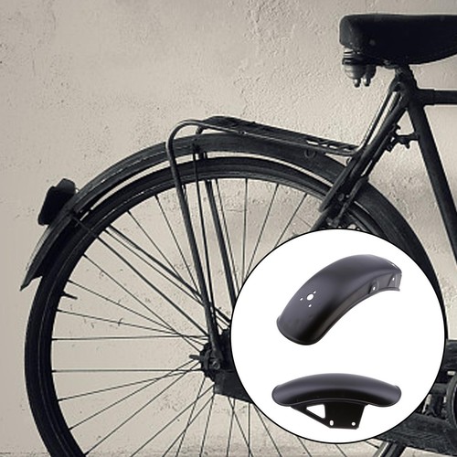 Black motorcycle front - 1, +