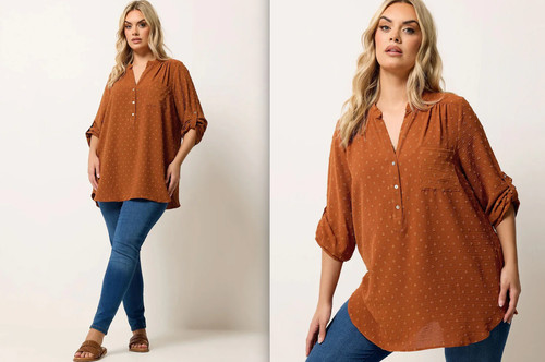 Ladies plus size curve - plus, orange