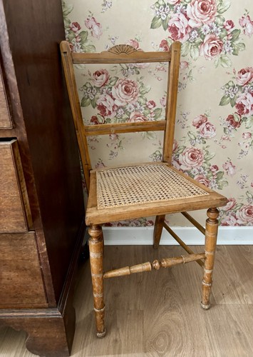 Vintage wooden cane - cane, seat