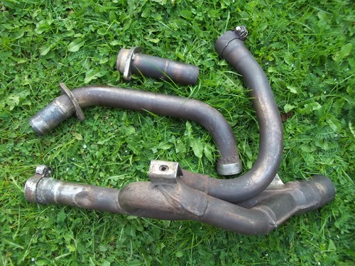 Suzuki sv650 exhaust downpipes - sv650,