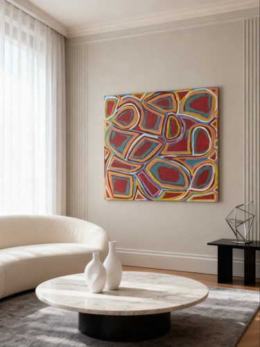 Large abstract acrylic - large,