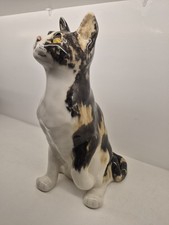 Beautiful Winstanley Tortoiseshell Cat- Size 5 - Cathedral Glass Eyes - Signed