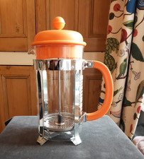 New Bodum  French Press Cafetiere Coffee. Volcanic Orange. 1 Litre