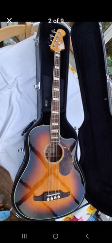 Acoustic electro bass guitar - electro,