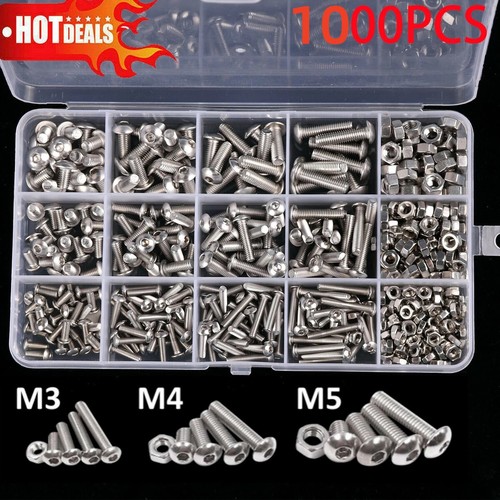 1000pcs allen bolts - allen, nuts