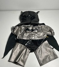 Build A Bear Teddy Clothes Batman Suit All In One Cape and Mask Outfit Costume