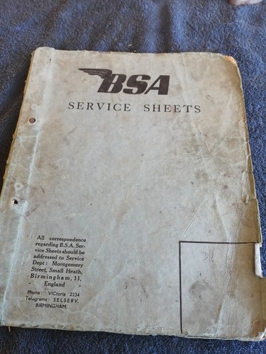 Bsa bantam d3 service - &,