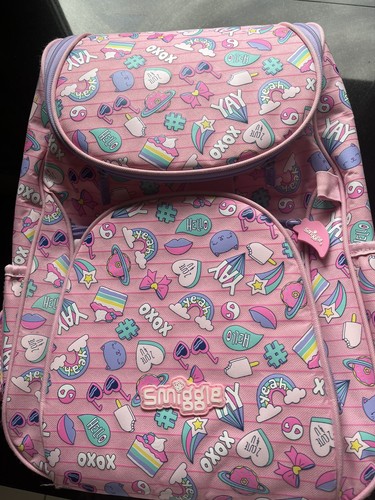 Smiggle surreal backpack pink - smiggle,
