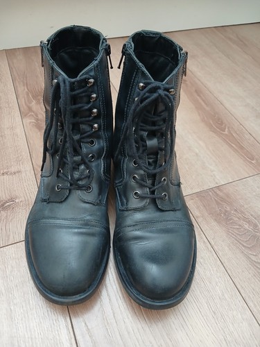 Blackish leather diesel - a,