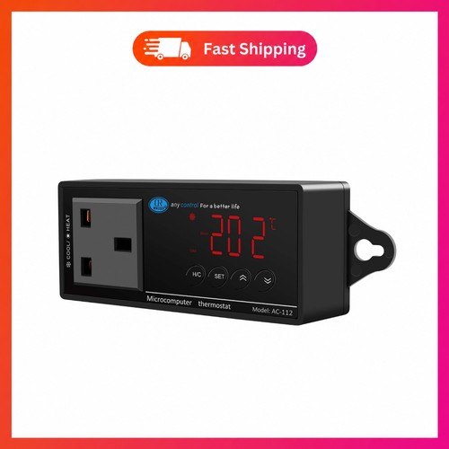 Reptile thermostat with lcd - with,