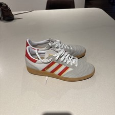 adidas Busenitz Vintage Mens Fashion Trainers in Grey Red
