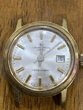 Vintage Swiss Made Hamilton Geneve Intra-Matic Ladies Watch Head -24mm - Works