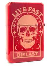 Live Fast Die Last Engraved
