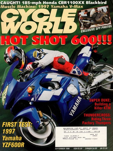 Cycle world september - september, 1996