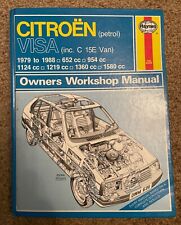 CITROEN VISA inc C15 VAN 1979-1988 HAYNES WORKSHOP MANUAL 620 FREE P&P