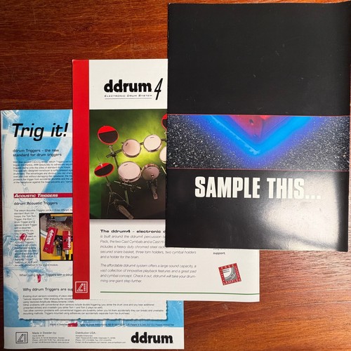 Vintage ddrums brochures ddrum - ddrums,