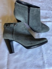 Suede ankle boots, size 5