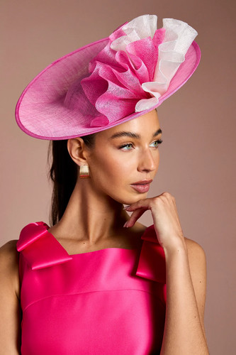 Coast hot pink - hot, fascinator