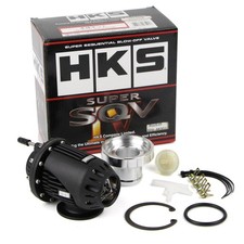 HKS SQV 4 TURBO BLOW OFF VALVE PULL-TYPE ALUMINUM SSQV BOV WITH ADAPTER
