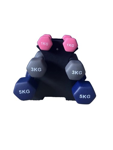 Dumbbell set with - rack, 3kg