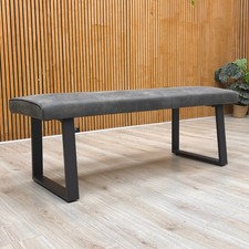 ‘Hugo’ Dining Bench Grey