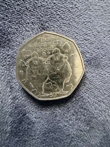 50p coin fifty - fifty, of