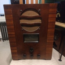 Bush sac31 vintage valve radio - valve,