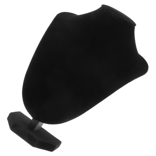 Black velvet necklace - necklace, small