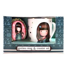 Santoro Gorjuss Mug and Coaster Set - Cosy - NEW - FREE P&P