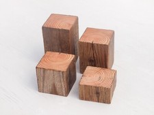 Rustic weathered wood display - rustic,