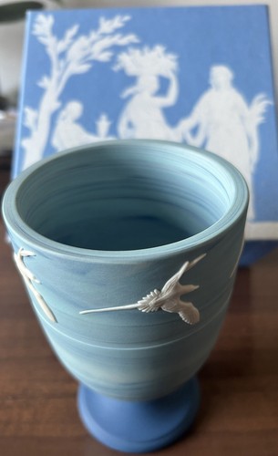 Wedgwood jasperware vase - jasperware, large