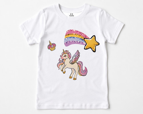 Girls unicorn shirt kids - unicorn, t-shirt