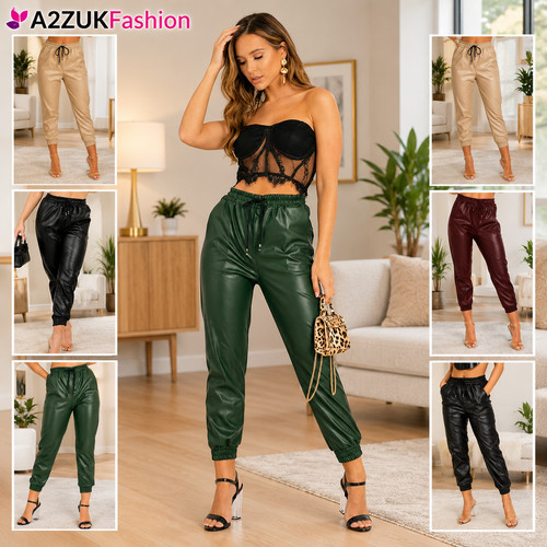 Women pvc faux - pvc,