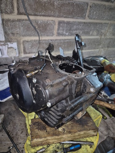 Kawasaki kl250 engine - kl250, bottom