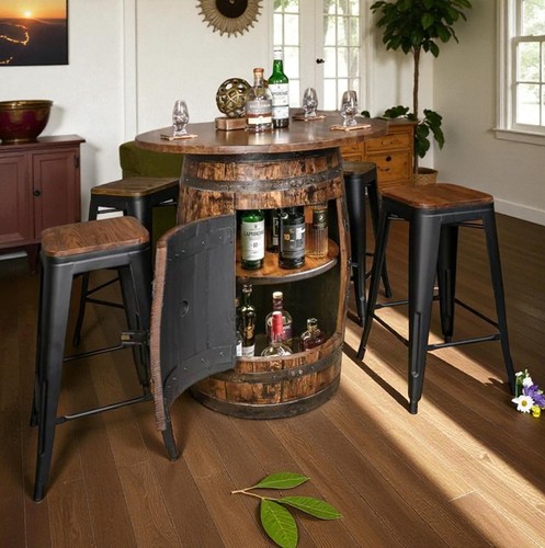 Handcrafted whiskey barrel - handcrafted,