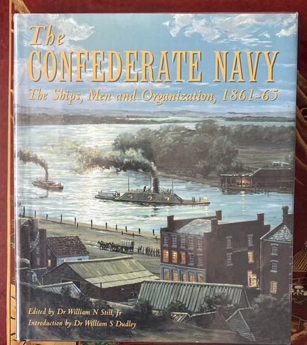 Confederate navy hardback book - hardback,