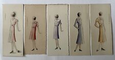 Dutch Art Deco Fashion Illustrations Very Rare 39 Beautiful Original Painted