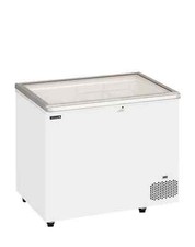 HINGED GLASS LIFT UP LID